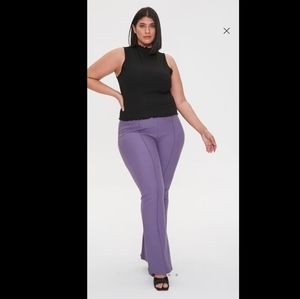 Plus Size Seamed Flare Pants Forever21